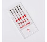 5 Pcs Organ Sewing Machine Needles, Embroidery Assorted Needles - Size 75/11 Compatible with Household Sewing Machine