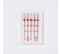 5 Pcs Organ Sewing Machine Needles, Quilting Needles Sewing Machine Assorted Needles - Size 75/11 (3 Pcs), 90/14 (2 Pcs), Compatible with Household Sewing Machine