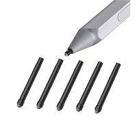 5 Pcs Original Replacement HB Soft Tips Nibs for Microsoft Surface Pen for Microsoft Surface Pro 2017 Pen (Modell 1776) & Surface Pro 4 Pen, Black