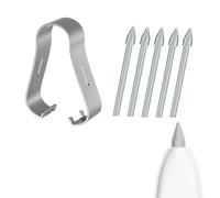 5 Pcs Original Replacement Soft Tips Nibs for Samsung S Pen Galaxy Tab S6 Lite/S10 Lite/S10 FE/S10 FE+ Plus/S10 Ultra/S10+ Plus/S9 FE+ Plus/S9+ Plus/S9 FE/S9/S9 Ultra/S8/S7 FE, Gray