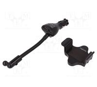 5 pcs : PA0121 - Car holder, black, 5V/3.1A, Features: with smartphone holder