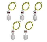 5 Pcs Pack of Vertical Mounting Water Level Sensor Float Switch M10 PP Plastic