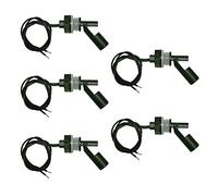 5 Pcs Pack of Water Level Sensor Side Mounting PP Plastic Liquid Float Switch M16 Screw