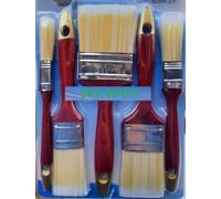 5 Pcs Paint Brush Set Varnish Latex Water Oil Paint Brushes 0.5",1",1.5",2",2.5"