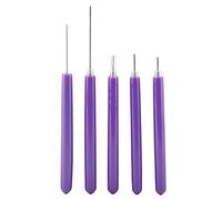 5 Pcs Paper Quilling Slotted Tools Multifunction Different Size Paper Rolling Pen Slotted Needle Pen Art Craft DIY Tool Set
