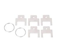 5 Pcs Paper Towel Dispenser Key, Stainless Steel 770301 Toilet Paper Dispenser Replacement Key for Kimberly Clark Scott Dispensers Universal Fit for Paper Towel Toilet Tissue Soap