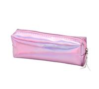 5 Pcs Pencil Case Laser Girl's Heart is Simple School Pencil Box Pencilcase Pencil Bag School Supplies Stationery(Pink)