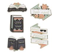 5 Pcs Pin Badges, Enamel Pin Funny Pins Pins Badges Lanyard Pins Cute Pin Funny Badges for Backpacks Clothing Hats Decor Diy Craft Accessories (Style 1)
