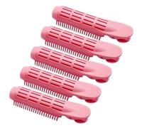 5 Pcs Pink Volumizing Hair Root Clip Natural Fluffy Hair Root Clip, Volume Hair Curler Clip DIY Curler Fluffy Clamps Rollers Hair, Hair Rollers, Styling Tools for Women