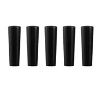 5 PCS Plastic Beer Tap Handle, Black Beer Faucet Handle for Draft Beer Kegerator, Plastic Keg Handle Fits American Standard Thread for Bar, Weddings, Parties or Home Brewing Setups