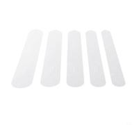 5 Pcs Plastic Leather Belt Buckle Hole Punch Template Tool Set for DIY Craft, 275mm Length, Clear 2mm Thick with 25/30/35/38/40mm Width Options