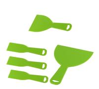 5 Pcs Plastic Putty Knife Set Scrapers Tools for Plastic Spreader Cleaning Spackle Tool