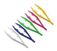 5 PCS Plastic Tweezers for Feeding Reptiles ，Plastic Tweezers Set ，10cm Tongs for Snakes, Lizards, Tortoises & Geckos，Deal for Reptiles and Kids' DIY Crafts