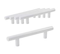 5 PCS Polished Chrome Kitchen Drawer Knobs Hole Spacing 76mm 3" Furniture Cabinet Door Handles Cupboard Pull Stainless Steel (White Hole Spacing:96mm)