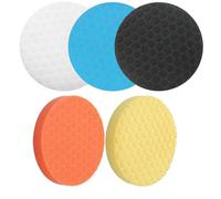5 Pcs Polishing Pads, 5 Inch Replacement Pad for Orbital Polisher, Car Professional Set for Buffing, Waxing, Sealing Glaze