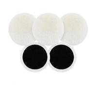 5 PCS Polishing Pads for Drill 6 Inch Soft Wool Polishing Buffing Pad 150mm Car Polishers and Buffers and Da Dual Action Polisher for Car Furniture Polisher Sanding Waxing