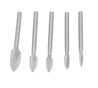 5 Pcs Premium Wood G Set for DIY Projects & Model Making - High Speed Steel with Cuspid Valve Design