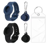 5 Pcs Princess Cruise Medallion Holder Kit, Waterproof Adjustable Silicone Wristb Keychain & Luggage Tag for Summer Cruise Travel, Durable and Not Harmful to Skin Fit Men Women Girls Kids Children