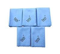 5 Pcs Professional Guitar/Piano Cleaner Cleaning Small Cloth Towel Blue