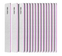 5 Pcs Professional Nail Files Double Sided Rectangule Shape Emery Board -100/180 Grit Nail Styling Tools Buffers, Nail Buffer Block Manicure Kit for Natural Artificial Nails in Salon Home Use & Pet