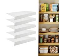 5 Pcs PVC Wire Shelf Covers for Pantry Kitchen Closet & Bathroom Moisture Resistant Removable 0.3 I Thick Shelf Liners for Wire Shelving Units