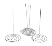 5 Pcs Receipt Spike,Receipt Spike Paper Spike,Paper Memo Holder,Paper Spike for Receipts,Bill Ticket Note Memo Spike Metal Straight Rod Receipt Holder for Restaurant Kitchen Hotel Office