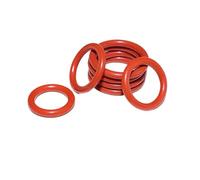 5 Pcs Red Rubber O-Rings, 3.53 x 190.09 x 197.15 mm | Waterproof ring, High Temperature Resistant Sealing Component