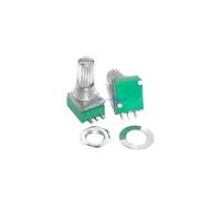 5 Pcs RK097N 20K single linked potentiometer B20K with a switch audio 3pin shaft 15mm power sealing IC Chip