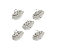 5 Pcs Round Tea Strainer for Spout, Stainless Steel, Kettle Spout Filter - Insert Inside Spout of Teapot 1.53" Diameter