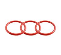 5 Pcs Rubber O Ring Seal 132 mm OD 126 mm ID 3 mm Width, Gasket Replacement Rings Suitable for Pneumatics Sealing Red, 132 mm X 3 mm