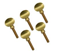 5 Pcs Saxophone Bent Neck Brass Lacquered Gold Screws High-pitched Alto Tenor Saxophone Screw Parts Saxophone Repair Parts