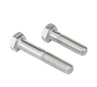 5 Pcs Screw Bolt Hexagonal Bolt DIN931 M12X50 304 Stainless Steel Half Tooth Box DIN931 M12-1.75X50 304 A2-70 B