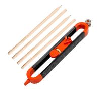 5 Pcs Scribe Tool,Multi Functional Scribing Tool with Lock,Durable Adjustable Contour Gauge,Precisely Copy Irregular Shapes Scribe Tool,Profile Marking Tools,Woodworking,Floor,Carpet,Tile Laying