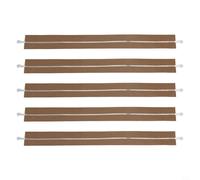5 Pcs Sealing Machine Heating Strip for SF-200/300/400, Impulse Sealer Heat Wire Element with High Temperature Cloth, Brown, 24/34/45 cm (SF-300)