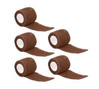 5 Pcs Self-Adherent Tape Elastic Cohesive Bandage Non-Woven Bandage First Aids Tape For Sports Wrist Ankle Fitness 5 Pcs Elastic Cohesive Bandage Self Adhesive Bandage Cohesive Dog Bandages Tape