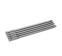 5 Pcs/Set 150mm T10-T30 Long Electric Screwdriver Drill Bits Screwdriver Bits Drill Long For Set Double Ended Extension Sets Star Double Ended