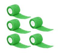5 Pcs/Set Adherent Cohesive Wrap Bandages First Tape Elastic Self-Adherent Tape Non-Woven Bandage for Sports