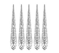 5 PCS/Set Ancient Movie Exclusive Ancient Costume Queen Hollow Finger Cot 122mm Metal Bed Nail Tip Claw