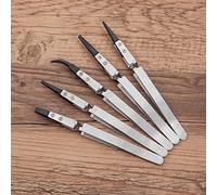 5 Pcs/Set Ceramic Tweezers Reverse Anti-Static for Lab Reverse