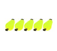 5 Pcs/Set Float Foam Tear Drop Strike Indicator Fishing Fly Accessories Tackle Fishing (Fluorescent Yellow)