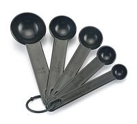 5 PCS/Set Kitchen Measuring Spoon Teaspoon Coffee Sugar Scoop Baking Cooking Tool Kitchen Measuring Tool With Scale 3 Colors Strong and Long-Lasting