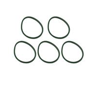5 pcs/set SHLPDFM Green Intercooler Boost Pipe Seal Hose O-Ring 3C0145117H 1J0145117A, 11617791470 Fits for VW Audi Skoda SEAT