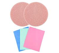 5 Pcs/Set Stamp Shammy Scrubber,Stamp Cleaning Sponge,Ink Removing Tool for Applicable to Stamp Cleaning Cloth Stamps Rubber Stamps,Stamp Positioners and Craft Supplies Tool