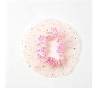 5 Pcs/set Star Tulle Breathable Dog Muzzle Cap Anti Licking Wounds Head Cover for Small Breed Dogs (Pink, One Size)