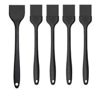 5 PCS Silicone Basting Pastry Brush Grill Brush [Big & Small] Pastry Cooking Brush Heat Resistant Basting Brush Silicone Brush BPA Free Oil Baking Brushes for BBQ Grill,Kitchen Cooking