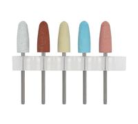 5 pcs silicone nail drill bit set grinding head accessories provide practical performance for nail strengthening tools that require care