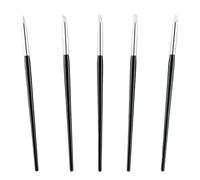 5 Pcs Silicone Tip Clay Sculpting Tools, Professional Polymer Clay Tools Set with Different Shapes for Modeling, Pottery, Wax, Cake Decorating & Nail Art