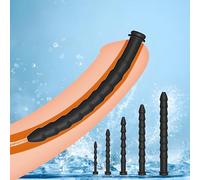 5 Pcs Silicone Urethral Plug Sex Toy Sound Device Trainer Sex Toy Male Urethral Stimulation Solid Penis Plug Men's Urethral Toy Urethral Trainer Kit