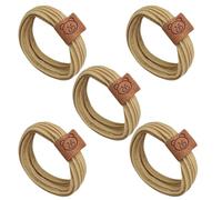 5 Pcs Simple Scrunchies Bear Hair Tie Hair Rope Scrunchies Costume