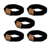 5 Pcs Simple Scrunchies Bear Hair Tie Hair Rope Scrunchies Costume